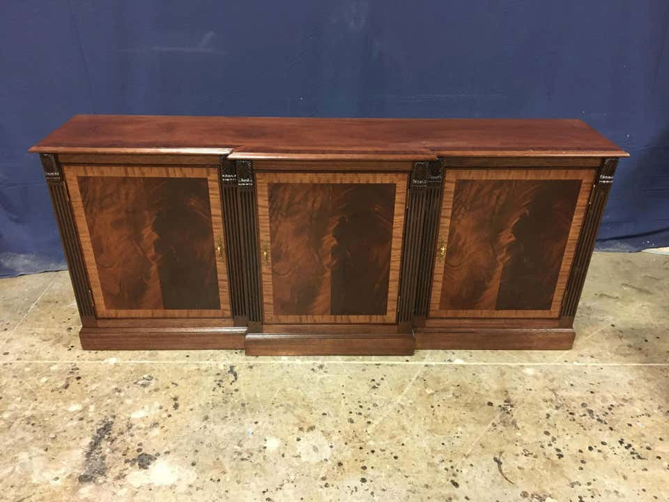 Mahogany Traditional Three Door Buffet by Leighton Hall
