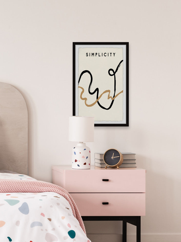 "Sweet Simplicity" Framed Painting Print, 8x12