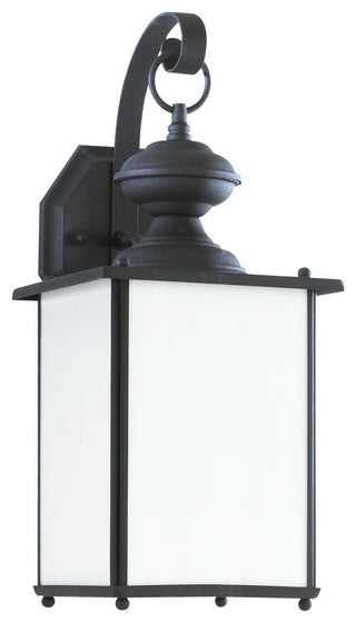 Jamestowne 1-Light Outdoor Wall Lantern, Black