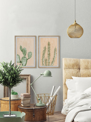 Be Like a Cactus Diptych, 2-Piece Set, 20x30 Panels