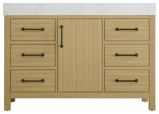 Home Living 48" Single Bathroom Vanity, Honey Brown