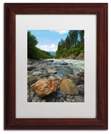 'Isolated' Matted Framed Canvas Art by Philippe Sainte-Laudy