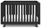 Storkcraft Beckett 3-in-1 Convertible Crib, Black, Converts to Toddler Bed