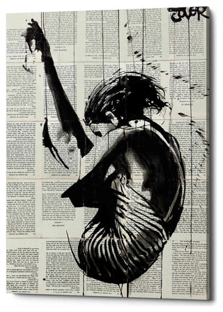 Epic Graffiti "Dive" by Loui Jover, Giclee Canvas Wall Art, 40"x60"