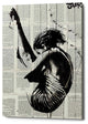 Epic Graffiti "Dive" by Loui Jover, Giclee Canvas Wall Art, 40"x60"