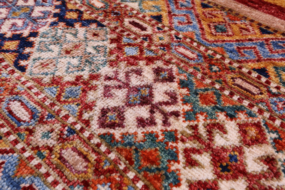 2' 9" X 5' 4" Super Kazak Khorjin Hand Knotted Rug Q10810