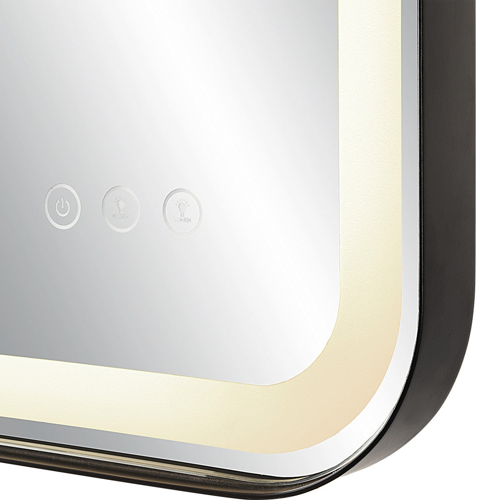 Uttermost UT-9861 Mirror from the Crofton collection, Satin Black