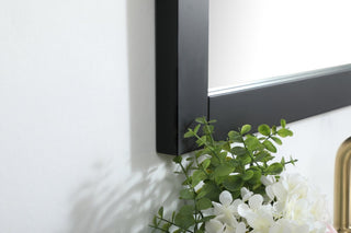 Alice Vanity Mirror, 24"x32", Black