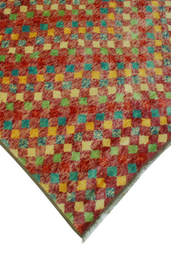 Balochi KoLight en Rust/Turquoise Rug, 5'0x8'1