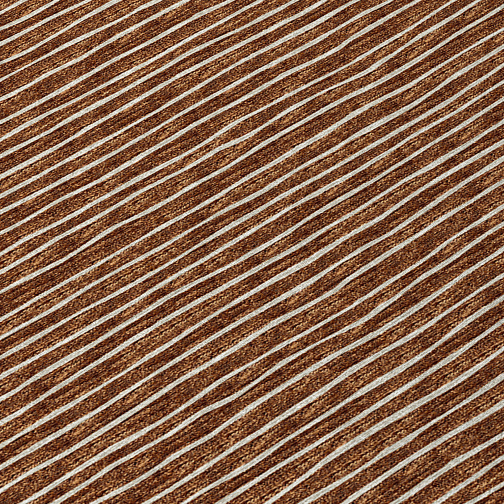 Indoor/Outdoor Laidley LA1 Paprika Machine Washable 2'3" x 10' Rug