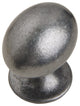 Utopia Alley Danbury Oval Cabinet Knob, 1.3", Antique Iron, 10 Pack