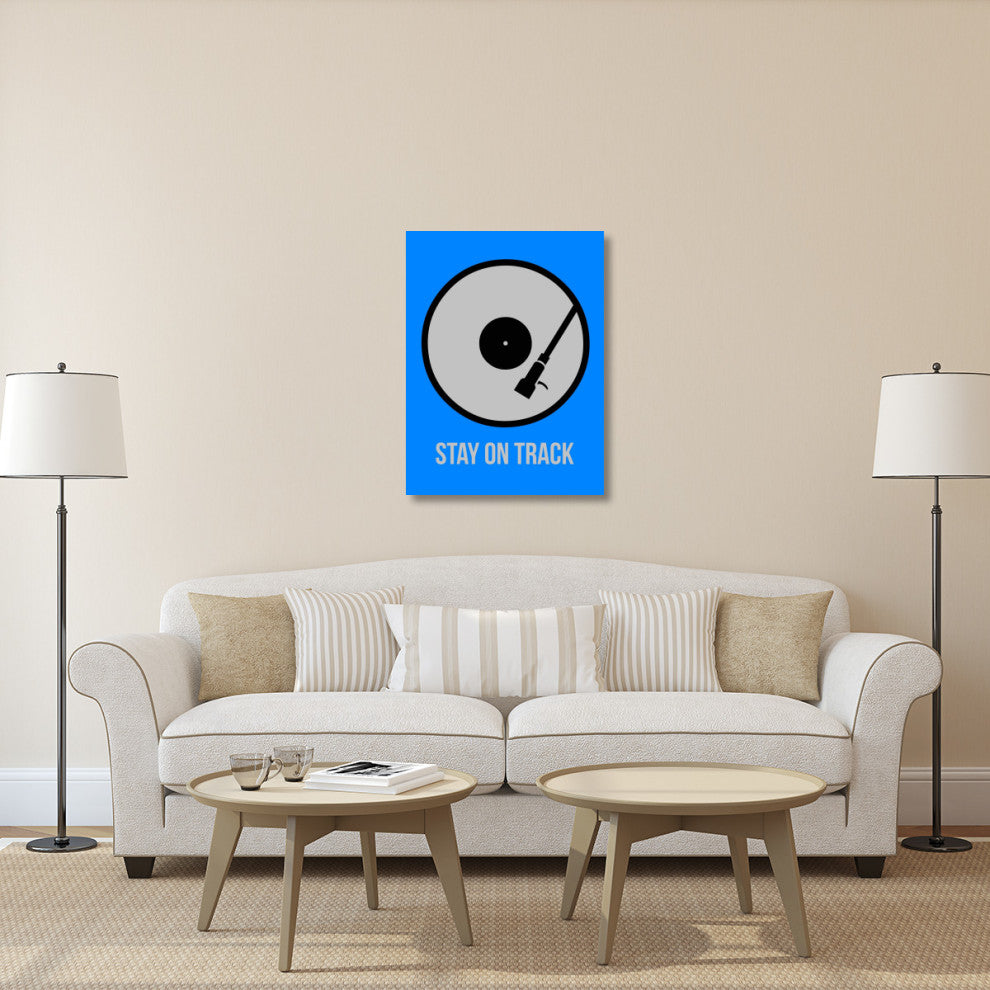 "Stay On Track Vinyl Poster 2" Fine Art Print