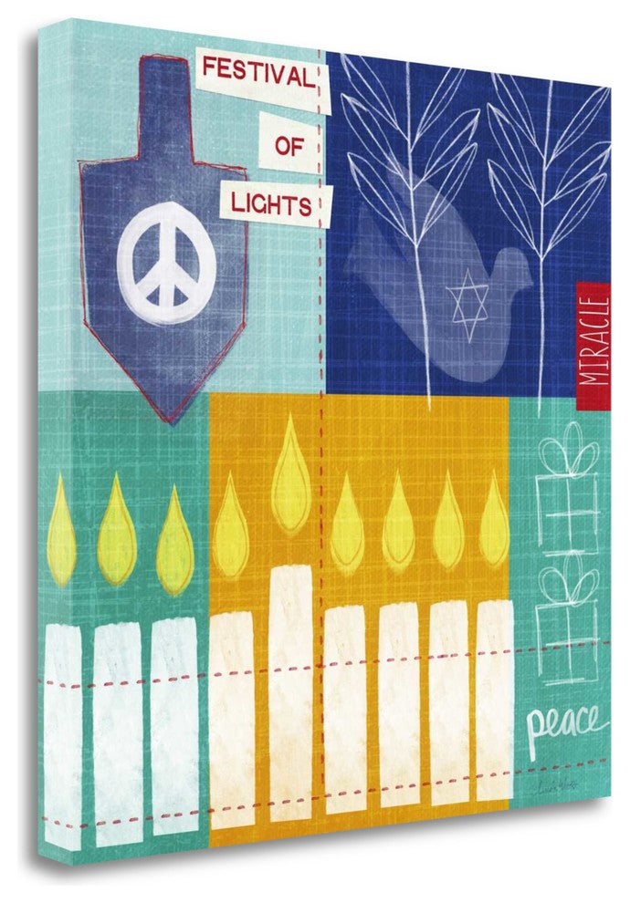 "Festival Of Lights" By Linda Woods, Giclee Print on Gallery Wrap Canvas