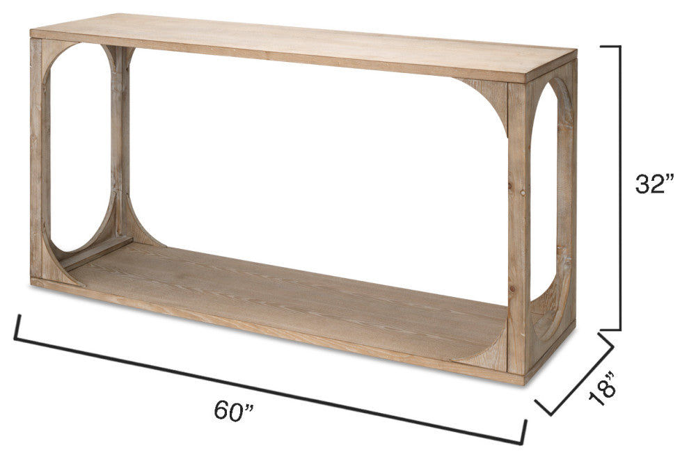Everett Wood Console Table