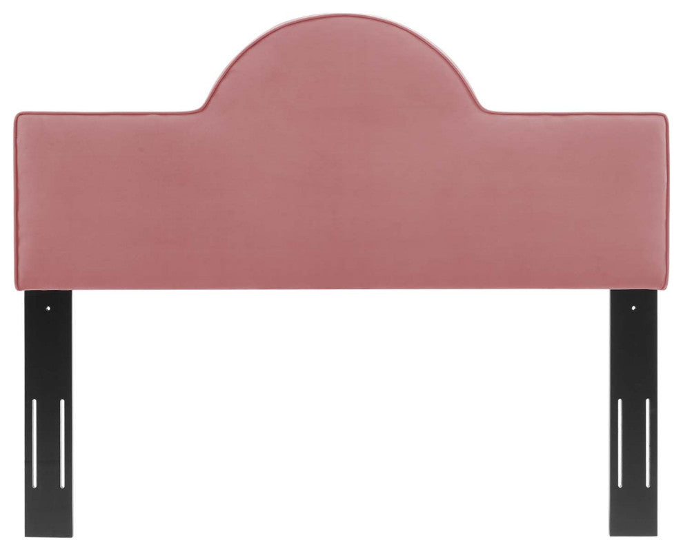 Dawn Full/Queen Performance Velvet Headboard Dusty Rose