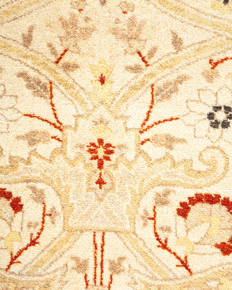 Mogul, One-of-a-Kind Hand-Knotted Area Rug Ivory, 8'2"x9'9"