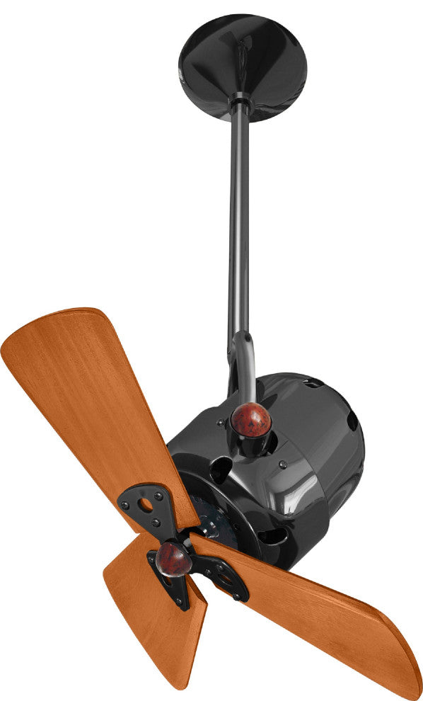 Bianca Direcional 16" Directional Ceiling Fan, Black Nickel