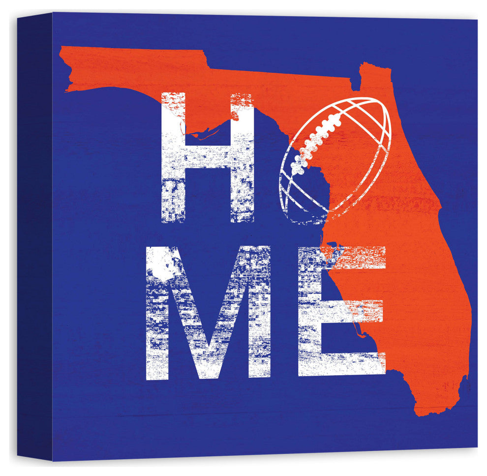 Florida Football State Pride 16x16 Canvas Wall Art