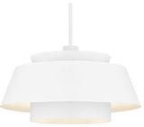 Quoizel LMI2824 Lumi 3 Light 24"W Pendant - Matte White