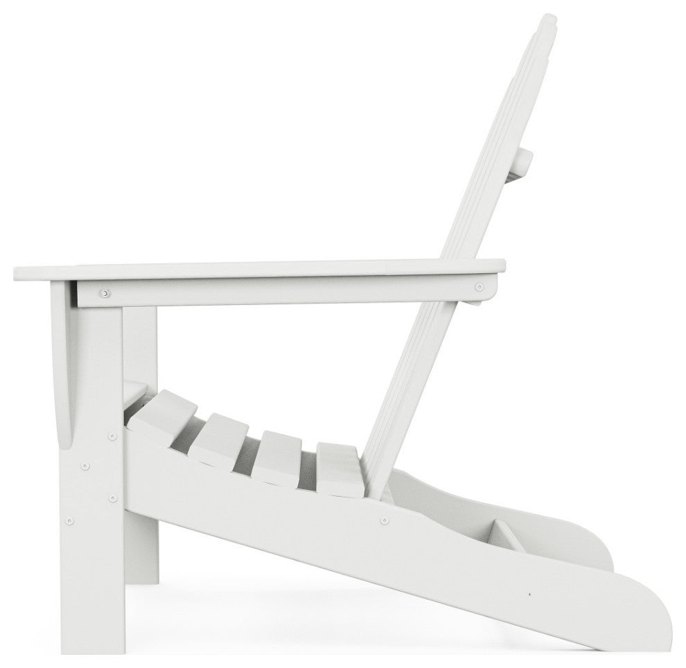 Polywood Classic Adirondack Chair, White