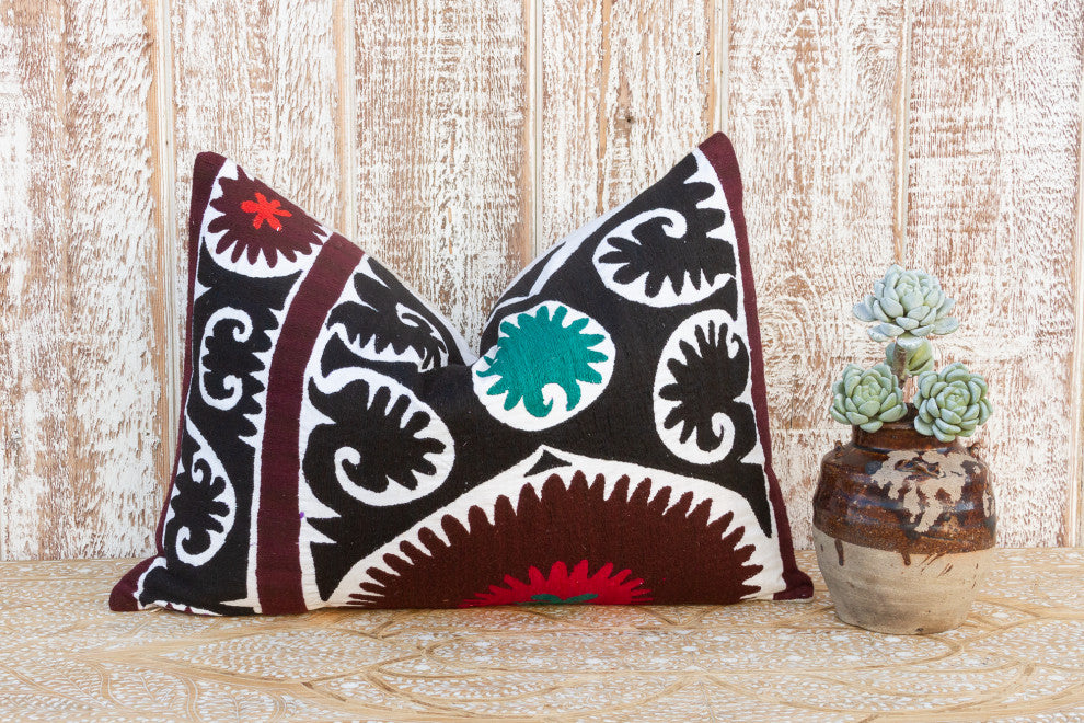 Zara Gul Suzani Lumbar Pillow