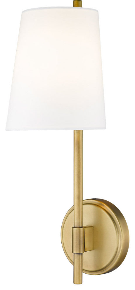 Zlite 816-1S-RB 1-Light Wall Sconce, White