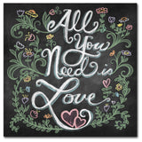 Elizabeth Caldwell 'All You Need is Love' Canvas Art, 35x35