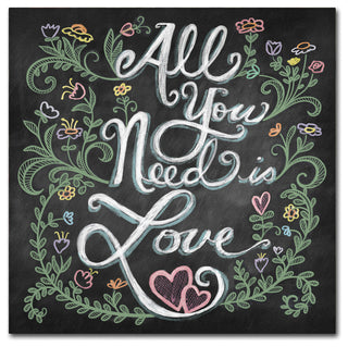 Elizabeth Caldwell 'All You Need is Love' Canvas Art, 35x35