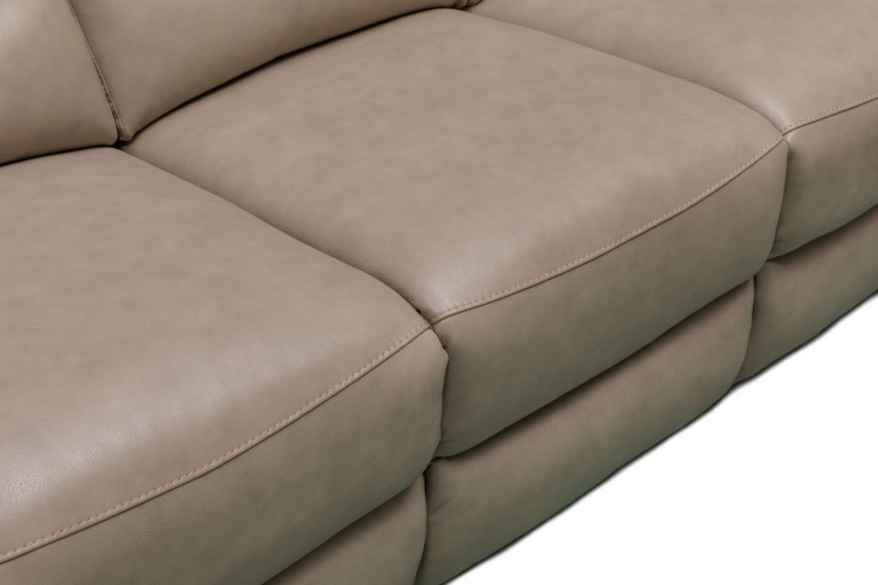 Seymour Top Grain Leather Power Reclining Loveseat