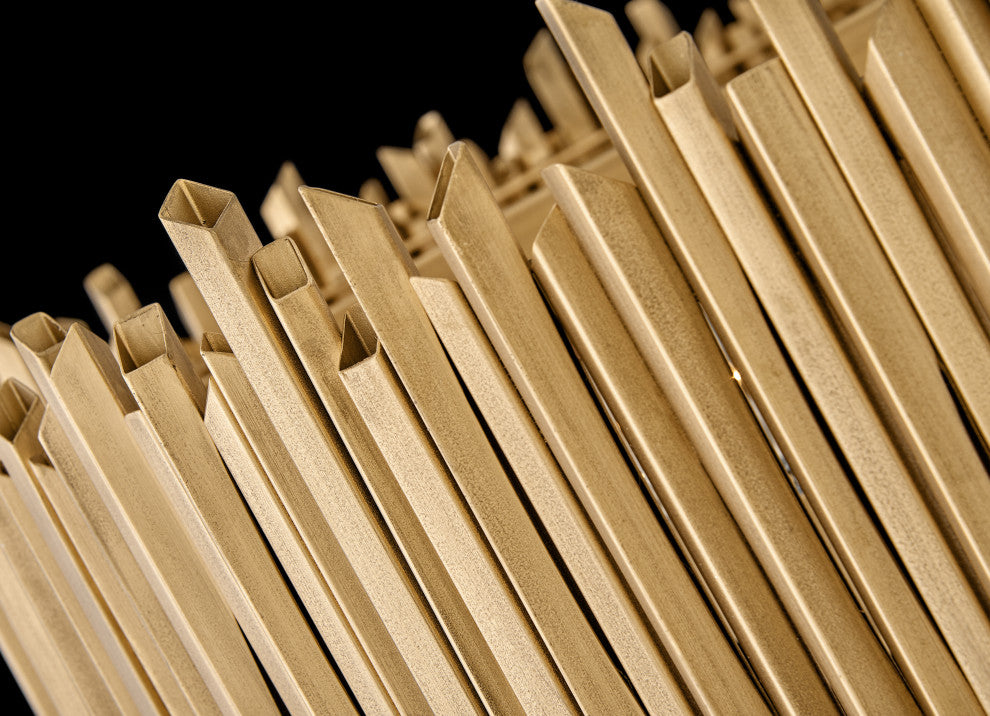 Hinkley Roca Large Drum, Burnished Gold