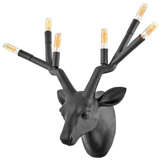Hinkley Stag Six Light Sconce, Black