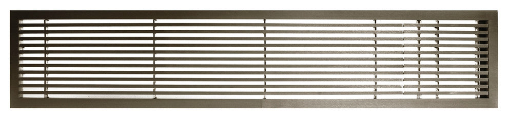 AG20 Series 4"x24" Right Door Solid Aluminum Fixed Bar, Antique Bronze Finish