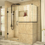 Dreamline Unidoor 47"x36.375"x72" Hinged Shower Enclosure