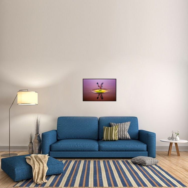 "You And Me" Framed Canvas Giclee by Muhammad Berkati, 31x21"