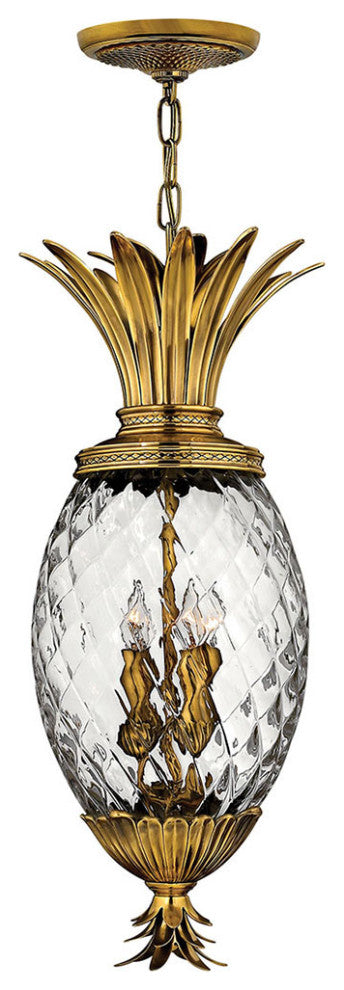 Hinkley Plantation Large Pendant, Burnished Brass
