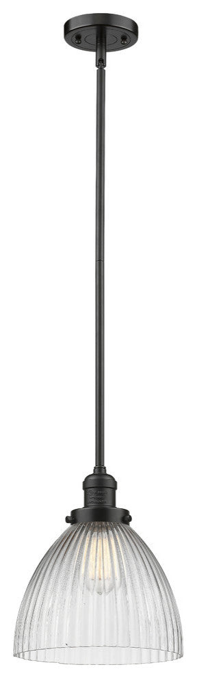 1-Light LED Seneca Falls Pendant, Oil Rubbed Bronze