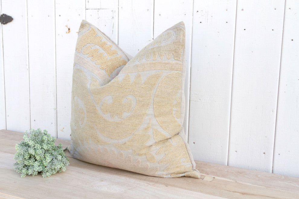 Nomadic Large Vintage Suzani Pillow
