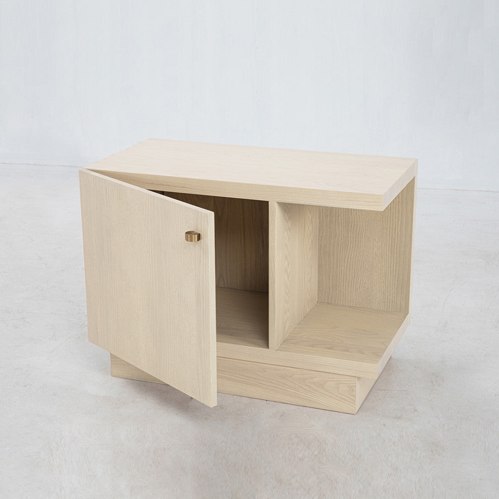 Sierra 30" Left Nightstand, Finish: Fawn