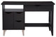 Mckenzie Modern Dark Brown Wood 3-Drawer Home Office Study Desk