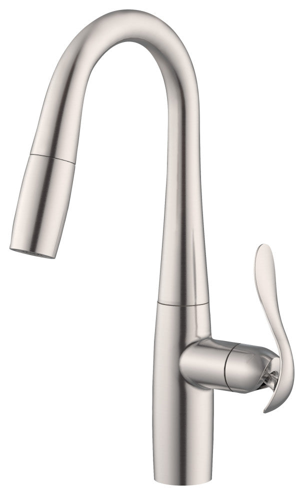 Selene Single Handle Pull-Down Prep Faucet Chrome, Stainless Steel