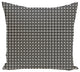 Retro Funk Geometric Print Pillow, Black, 16"x16"