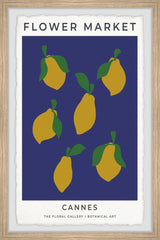"Cannes Lemons" Framed Painting Print, 12x18