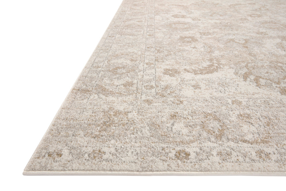Loloi II Odette Ivory / Beige 18" x 18" Sample Rug