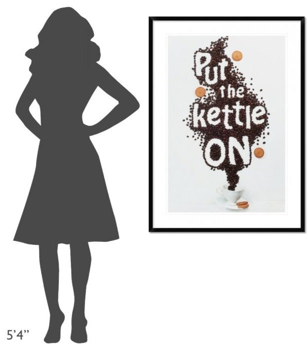 "Put The Kettle On!" Framed Digital Print by Dina Belenko, 32x44"