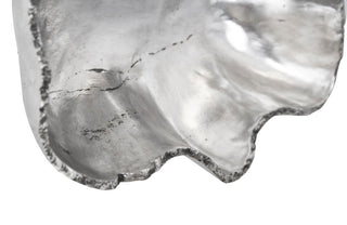 Cast Onyx Wall Bowl, Silver, Small