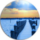 Fantastic Blue Boardwalk And Seashore, Sea Bridge Disc Artwork, 11"