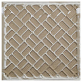 Jaen Porcelain Floor and Wall Tile, Basic White, Case of 16