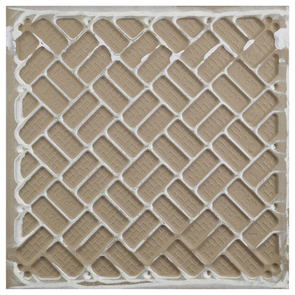 Jaen Porcelain Floor and Wall Tile, Basic White, Case of 16