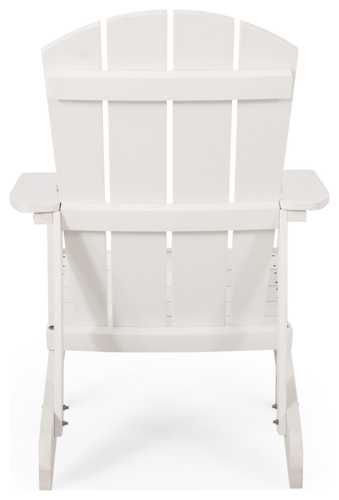 Leighton Outdoor Adirondack Chairs, Set of 2, White