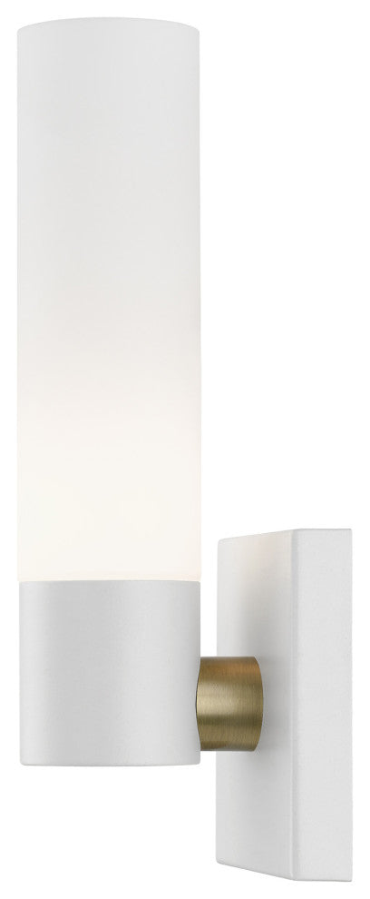 Livex Lighting Textured White ADA Single Sconce